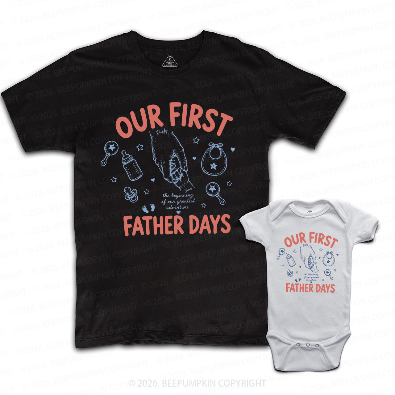 The Beginning of Our Greatest Adventure Dad&Me Matching Shirts