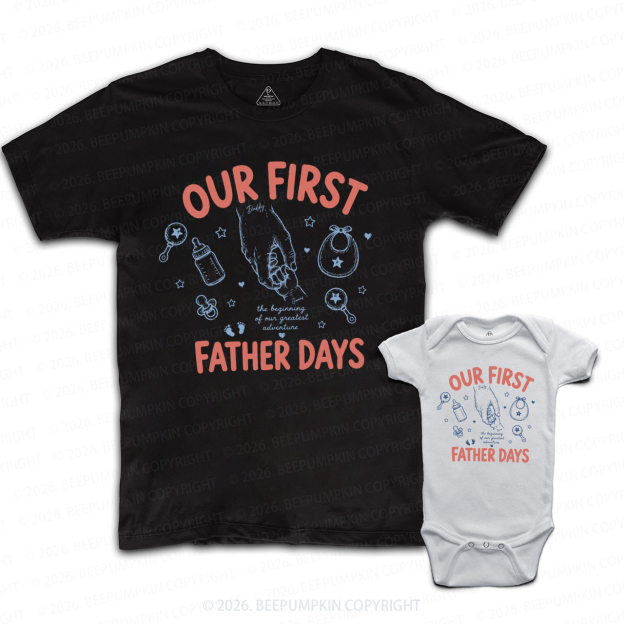 The Beginning of Our Greatest Adventure Dad&Me Matching Shirts