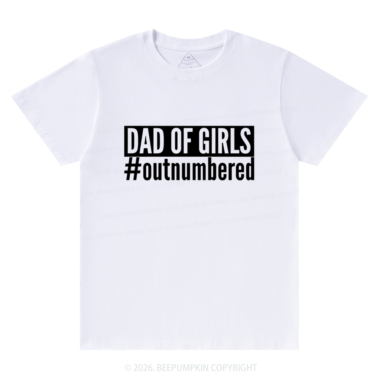 Dad Of Girls Outnumbered T-Shirts