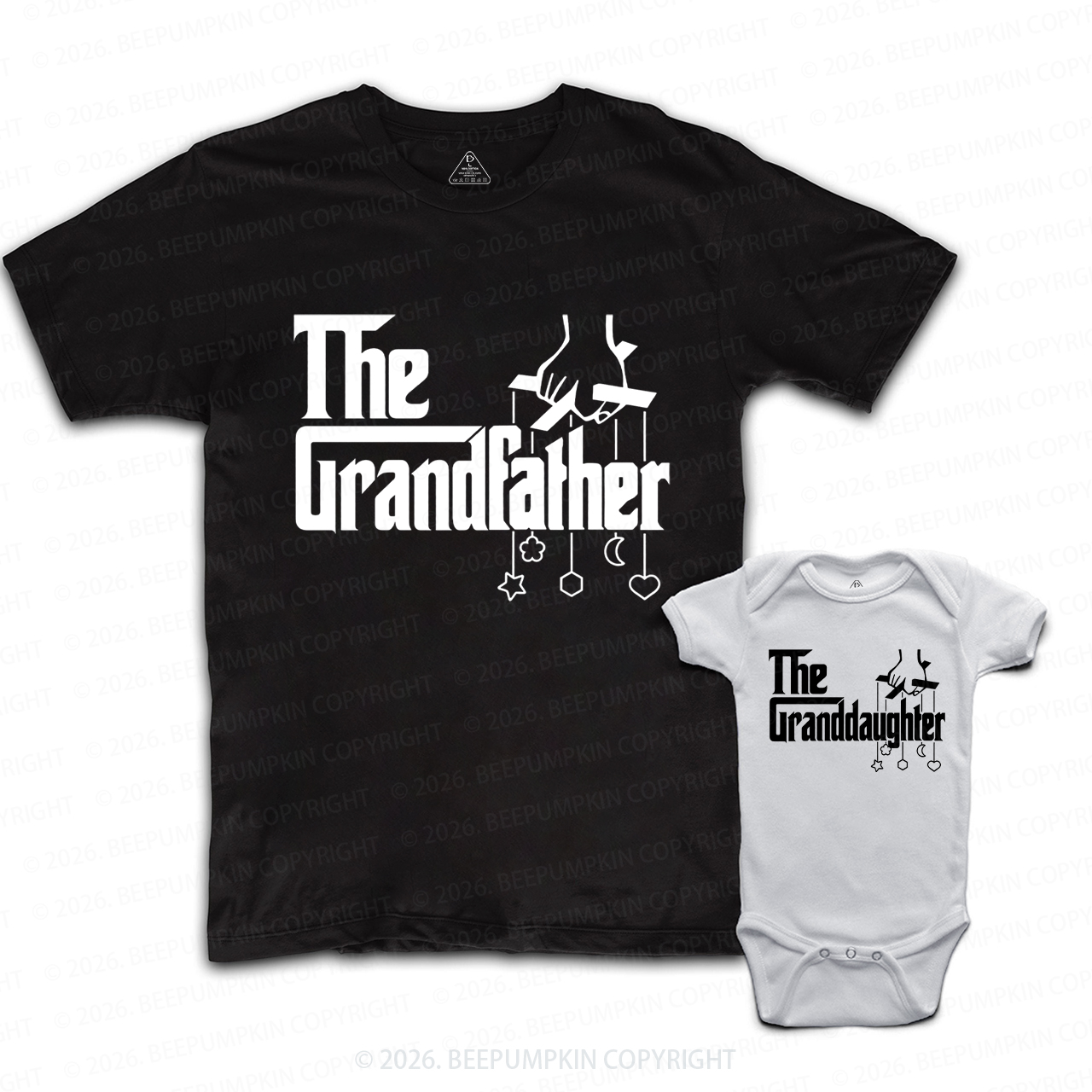 The Grandfather Grandson Granddaughter Grandpa&Me Matching Shirts