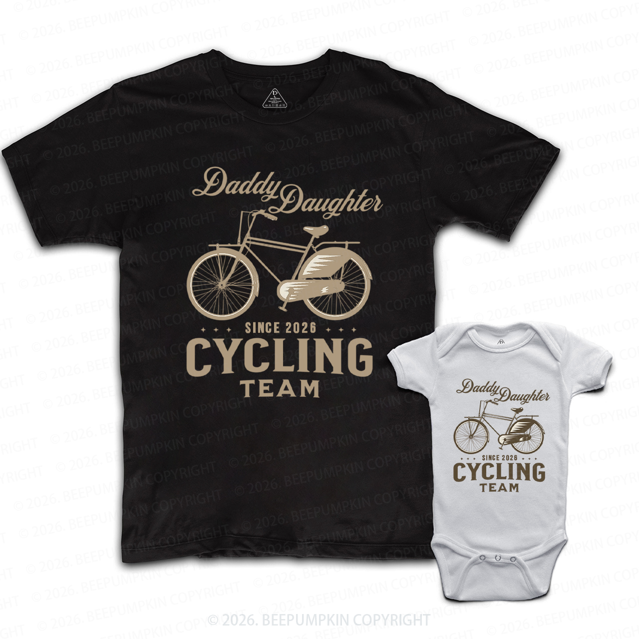 Daddy Daughter Matching Cycling Team Dad&Me Matching Shirts