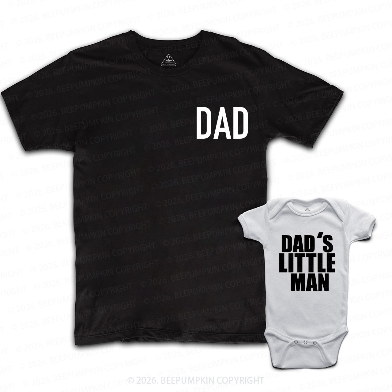 Dad&Dad's Little Man T-Shirts For Dad And Me