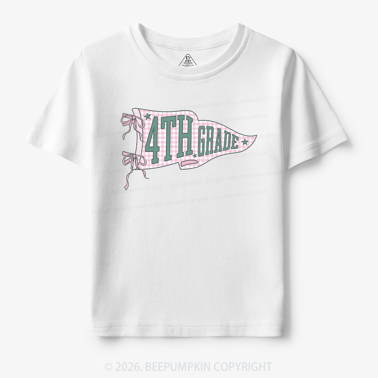 Personalized Pennant Grade Level Team Toddler&Kid's Tees