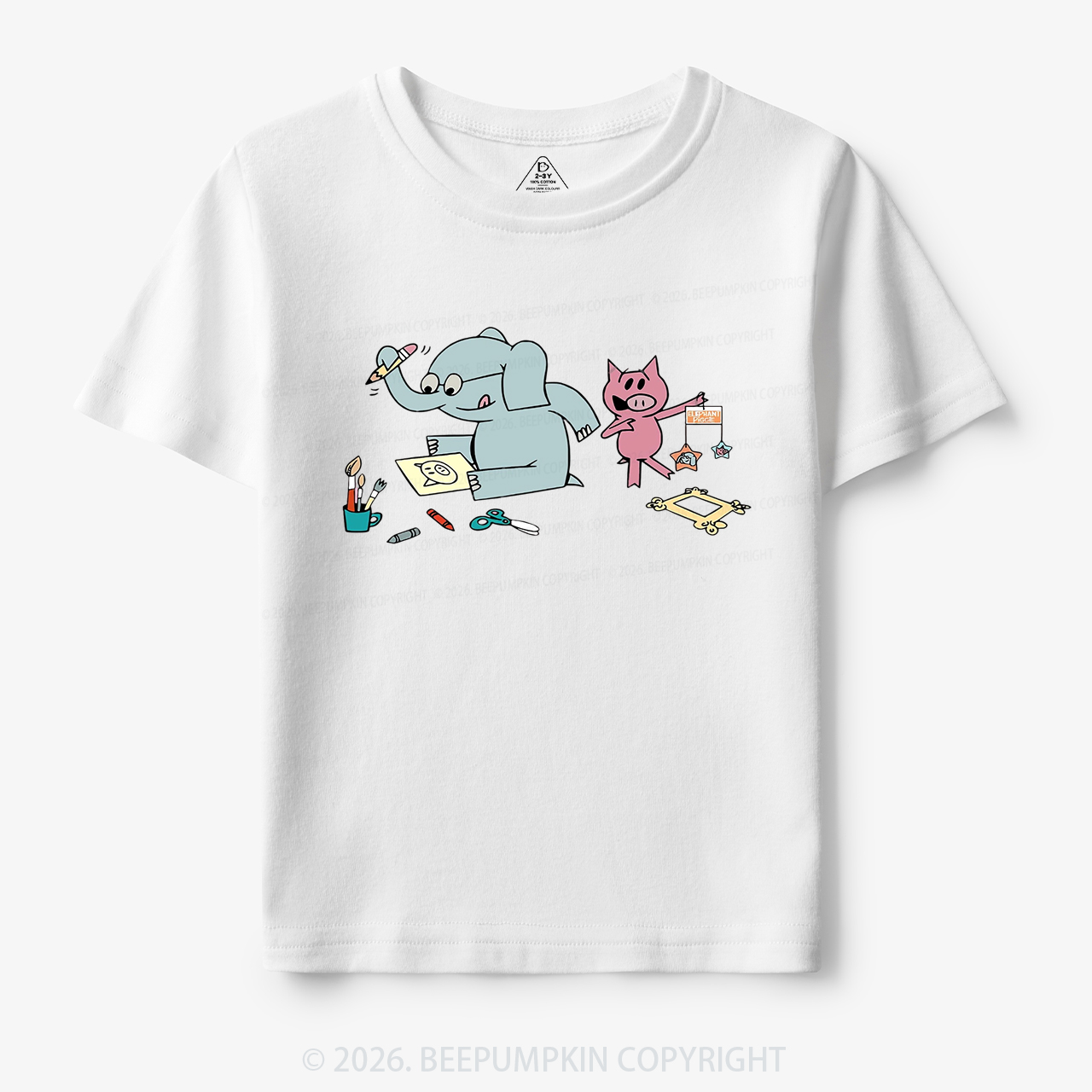 Elephant and Piggie Read More Book Toddler&Kid's Tees