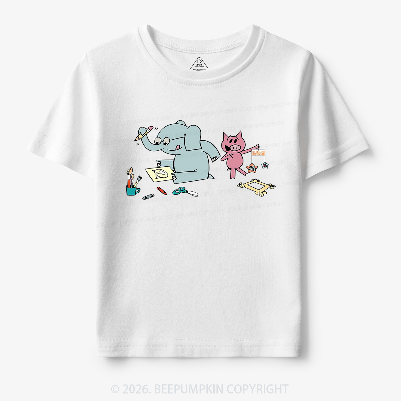 Elephant and Piggie Read More Book Toddler&Kid's Tees
