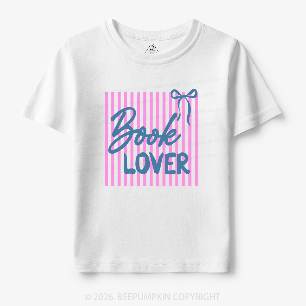 Coquette Book Preppy Stripes Toddler&Kid's Tees