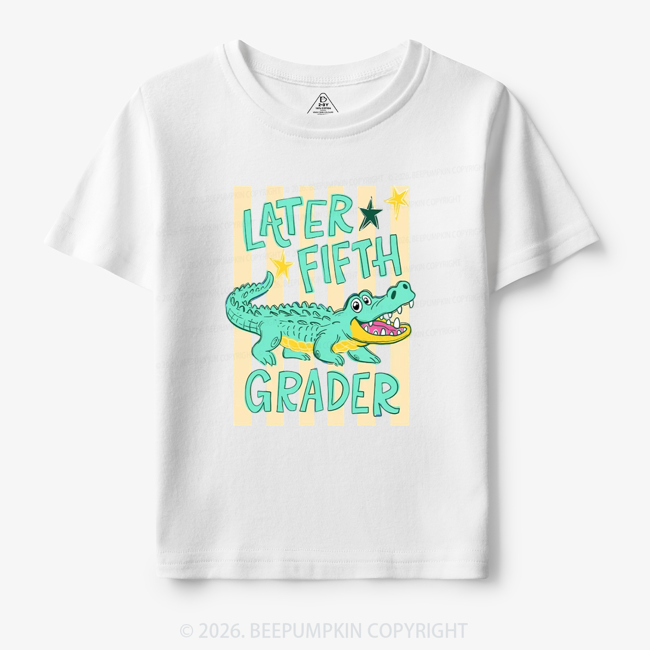 Personalized Grade Later Gator Toddler&Kid's Tees