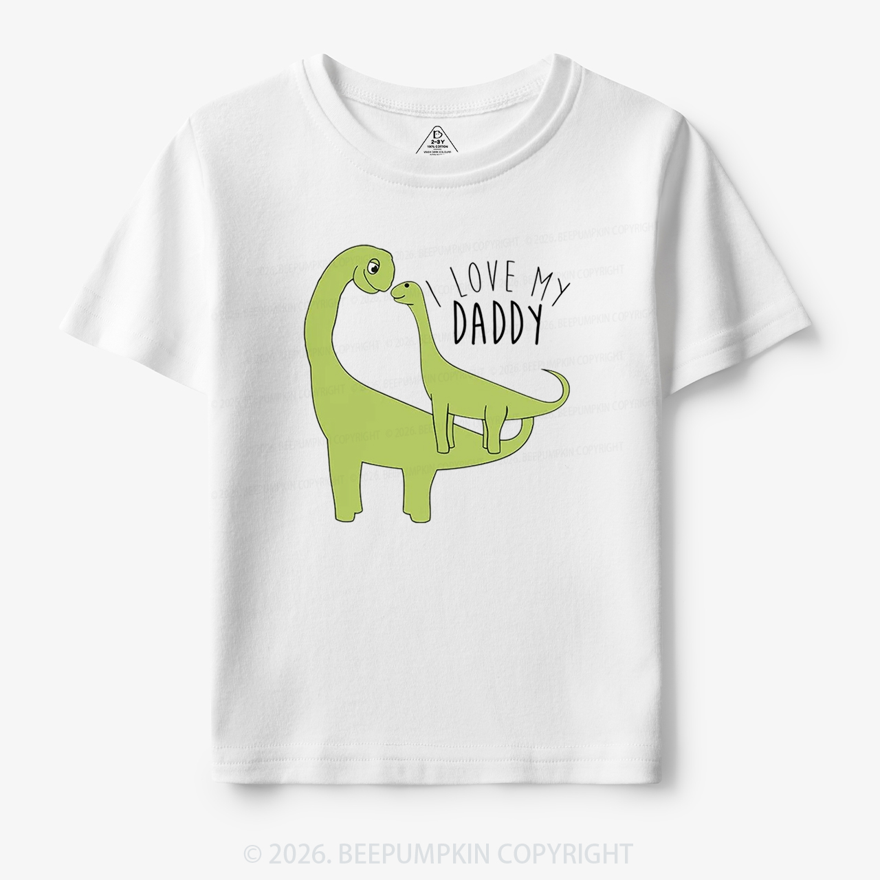 I Love My Daddy Dinosaur Toddler&Kid's Tees