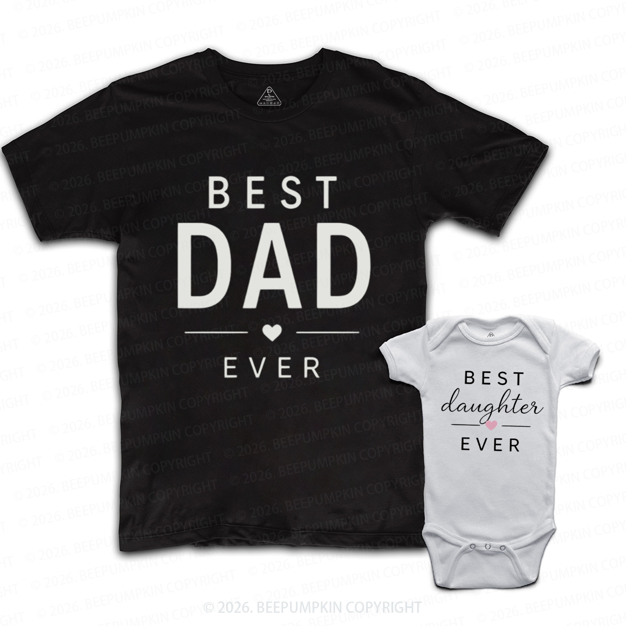 Best Dad Ever Best Daughter Ever Dad&Me Matching Shirts
