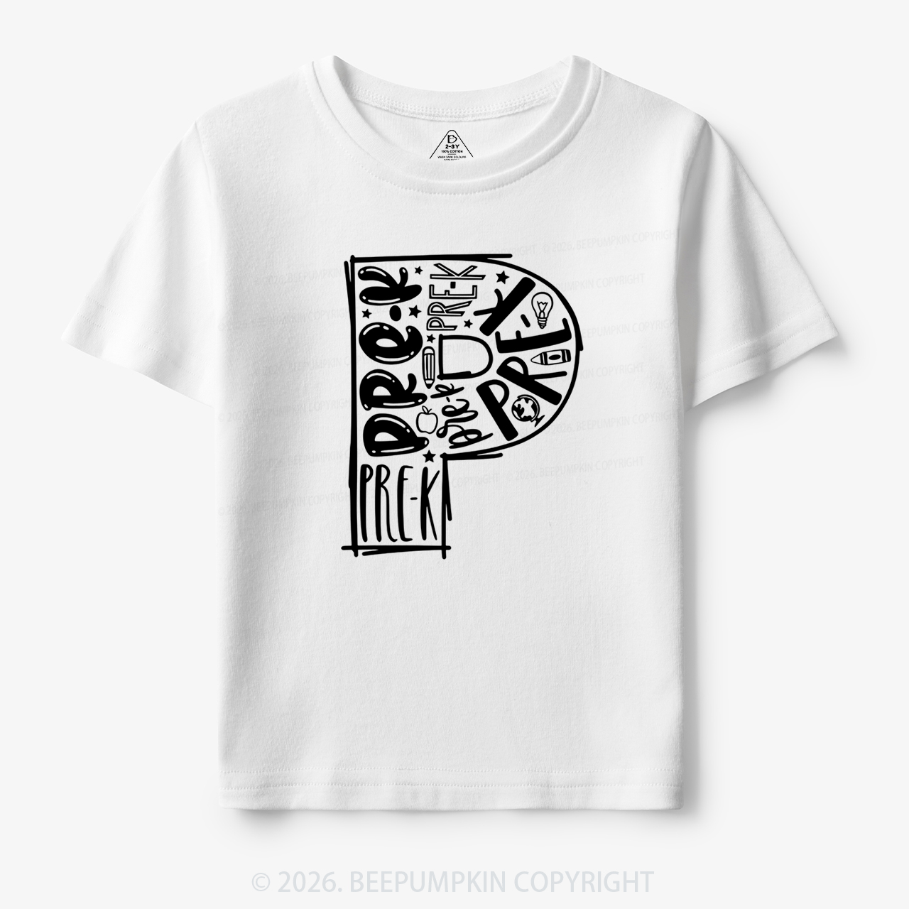School Doodle Grade Back to School Toddler&Kid's Tees
