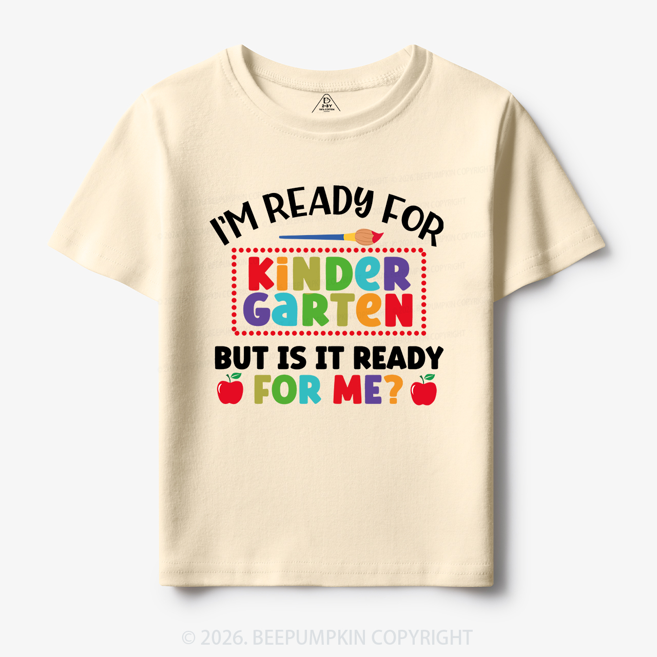 I'm Ready For Kindergarten Back To School Kids Shirts