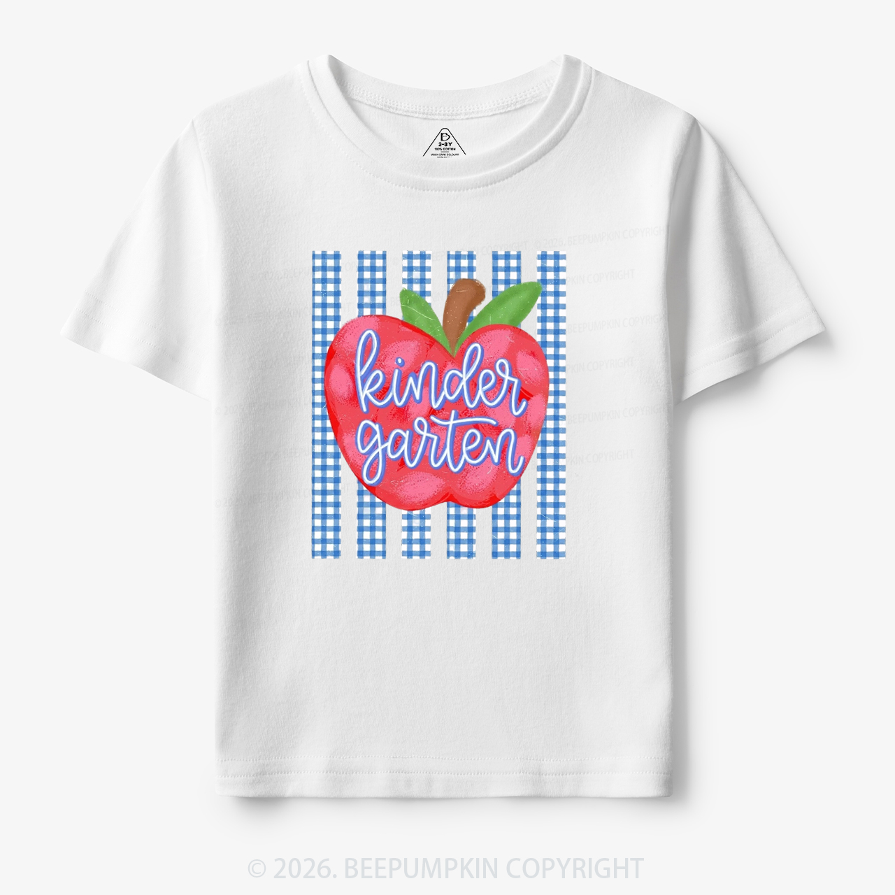 Striped Apple Grade Back To School Toddler&Kid's Tees