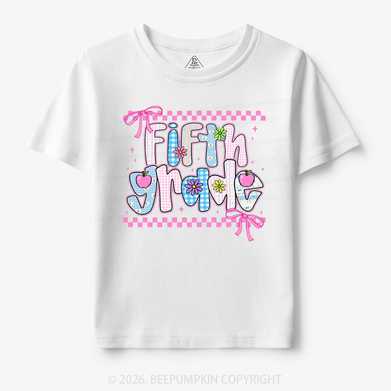 Preppy Floral Pre-k 1st/2nd/3rd/4th/5th Grade Toddler&Kid's Tees