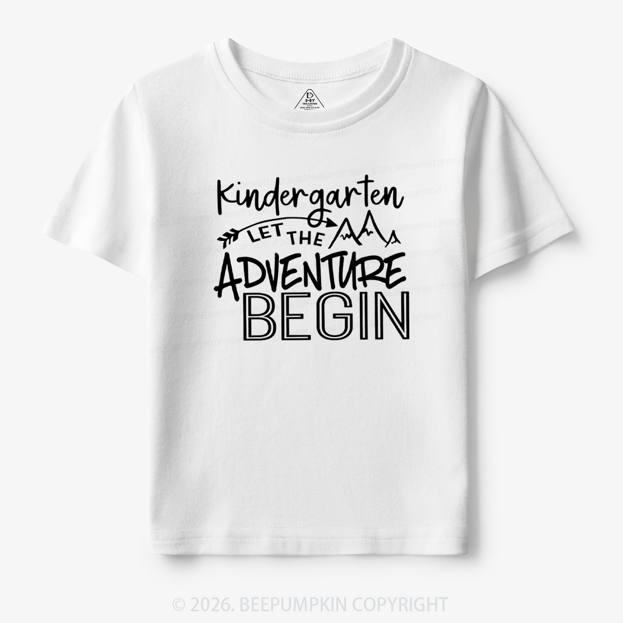 Personalized Kindergarten Let The Adventures Begin Toddler&Kid's Tees