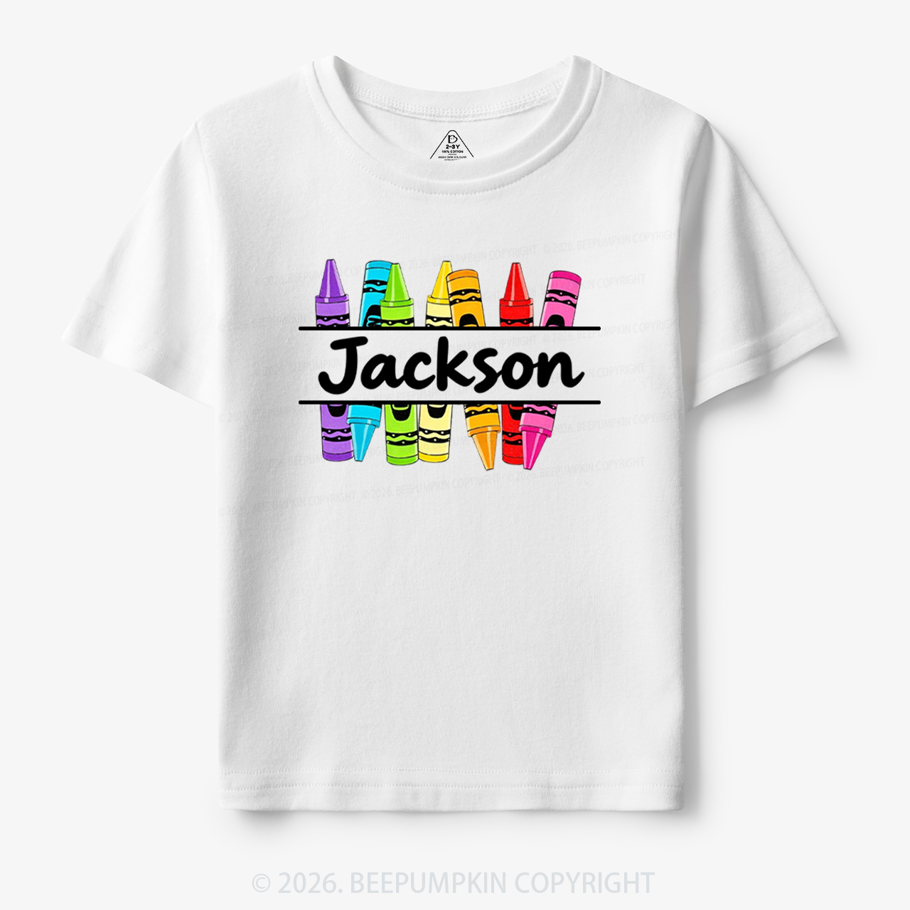 Personalized Name Back To School Toddler&Kid's Tees