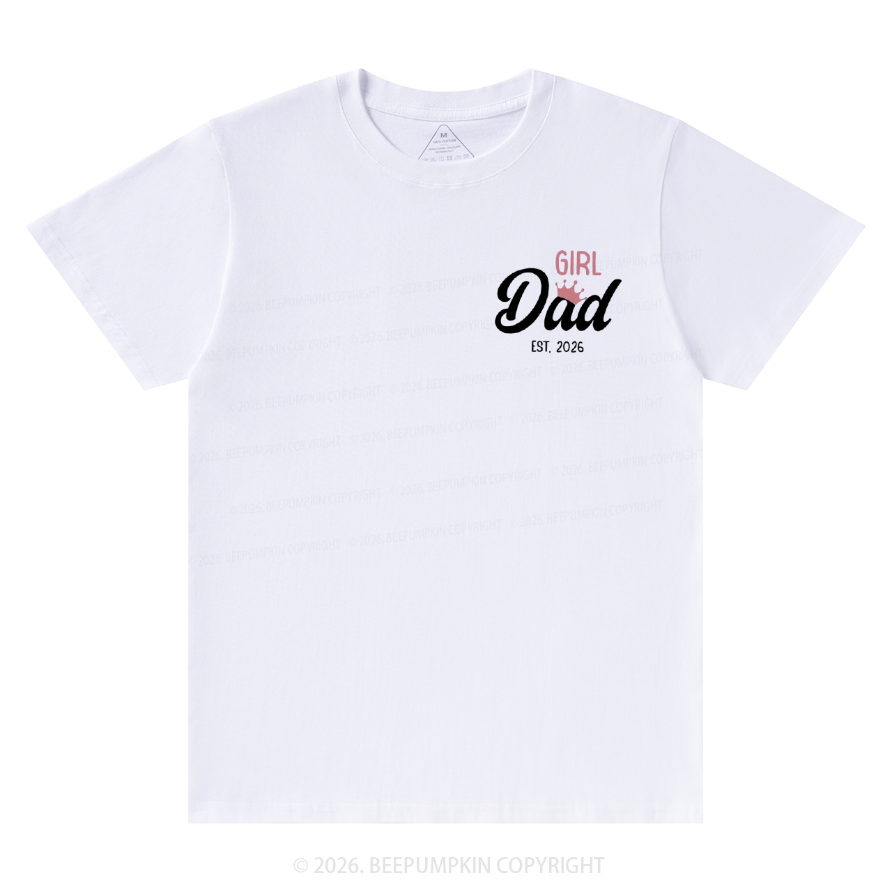 Personalized Girl Dad Fathers Day T-Shirts