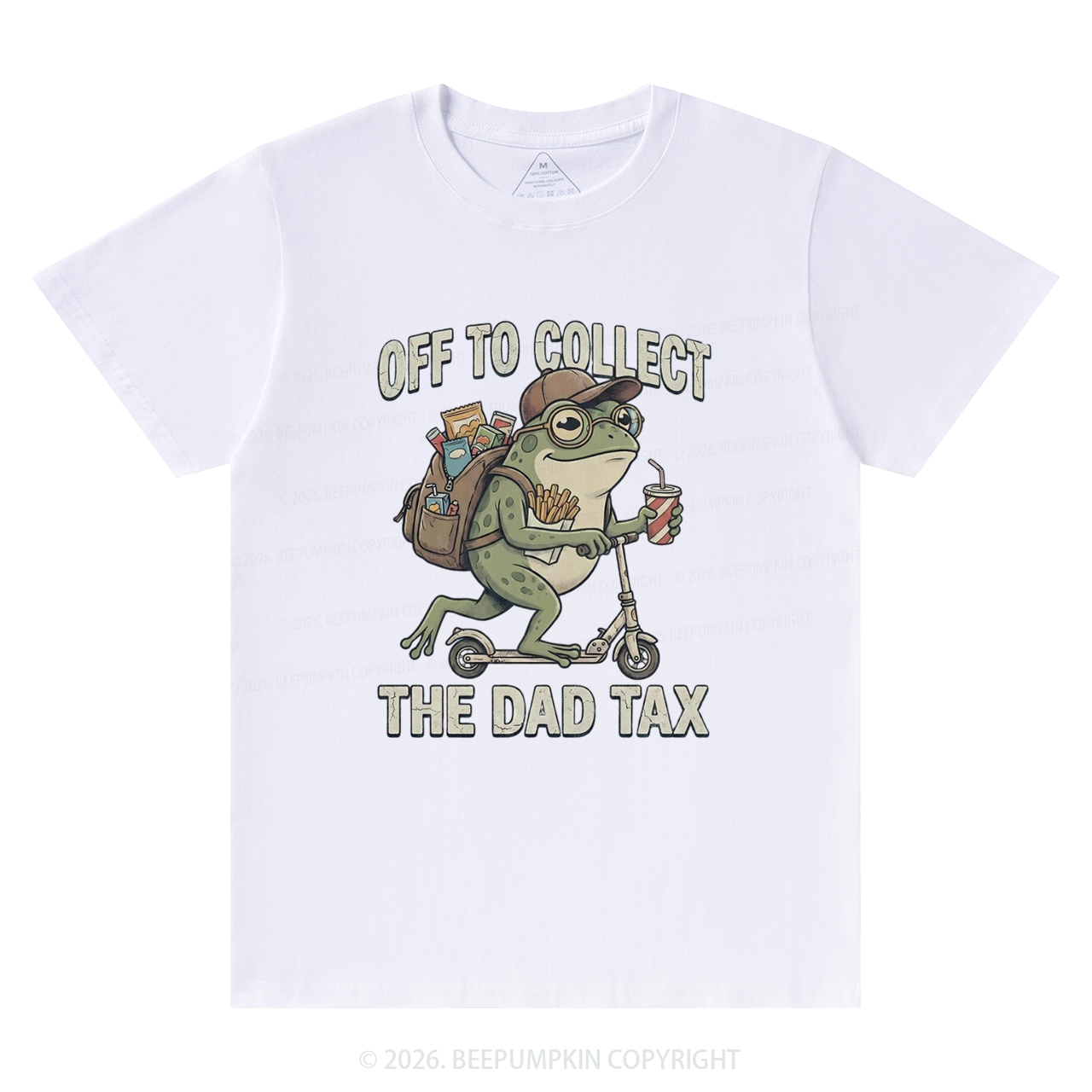 Funny Frog Off To Collect The Dad Tax T-Shirts