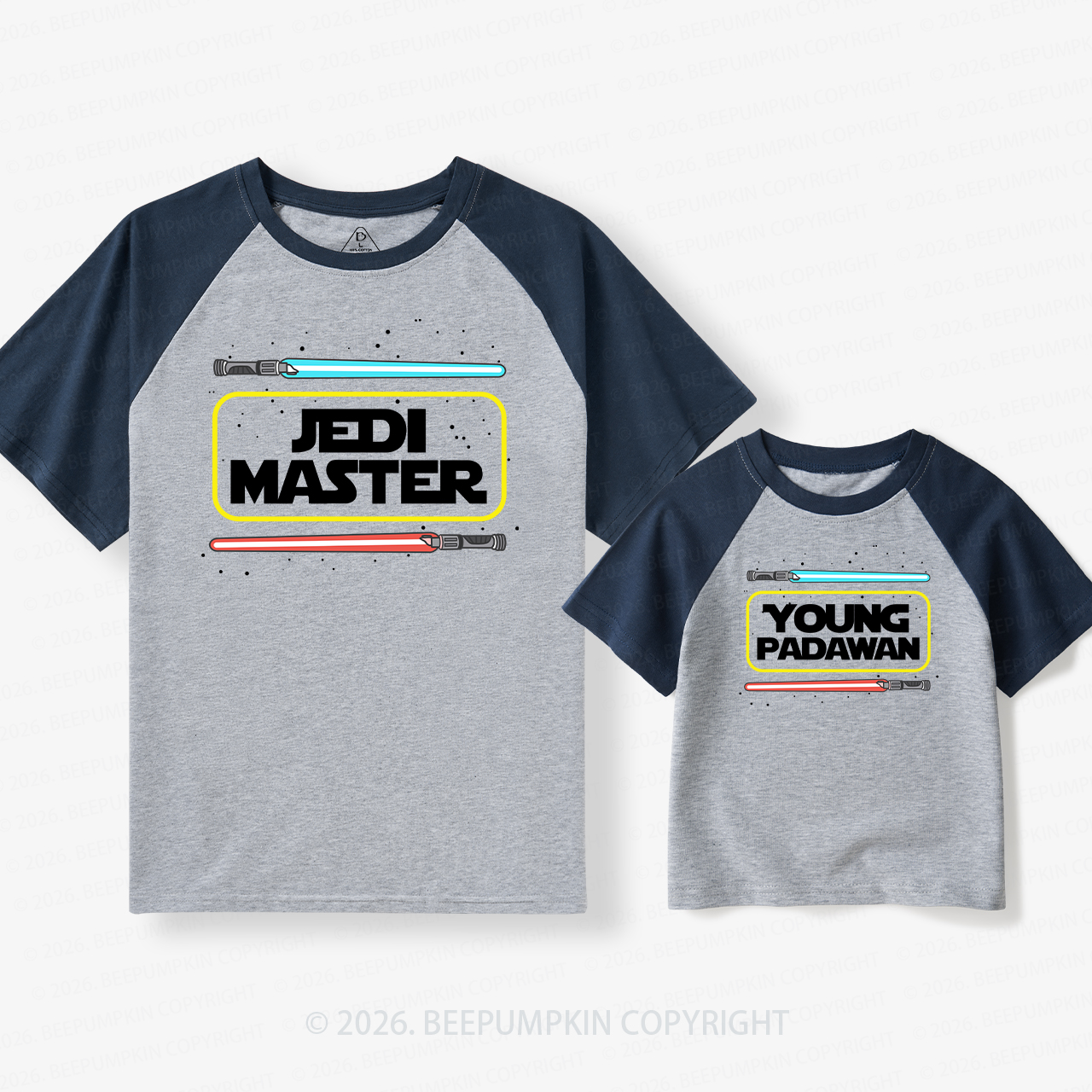 The Star Keeper Dad&Me Matching Retro Raglan T-shirt