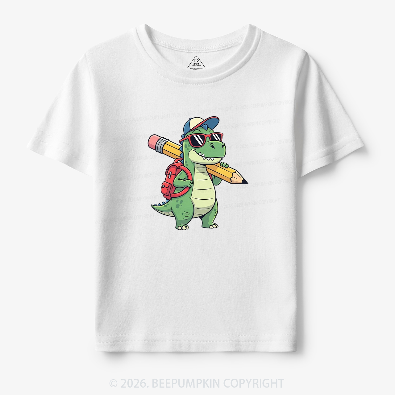Funny Rex Back to School Dinosaur Toddler&Kid's Tees