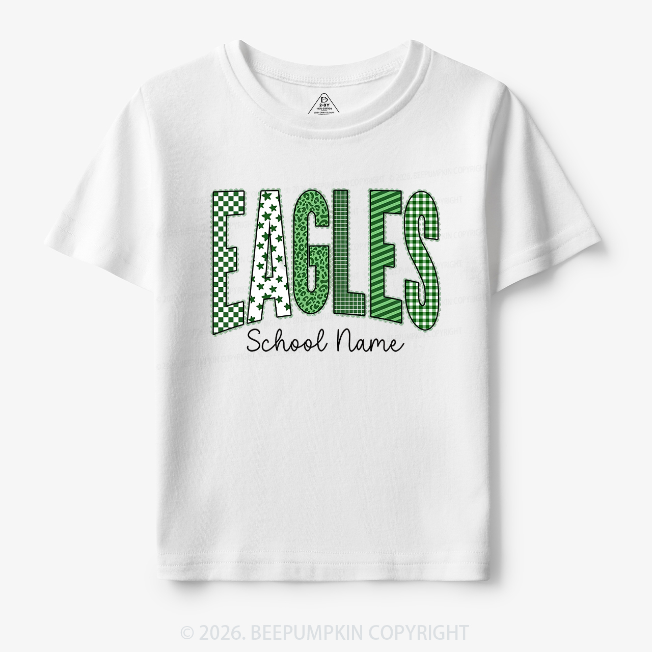 Personalized School Name School Spirit Toddler&Kid's Tees