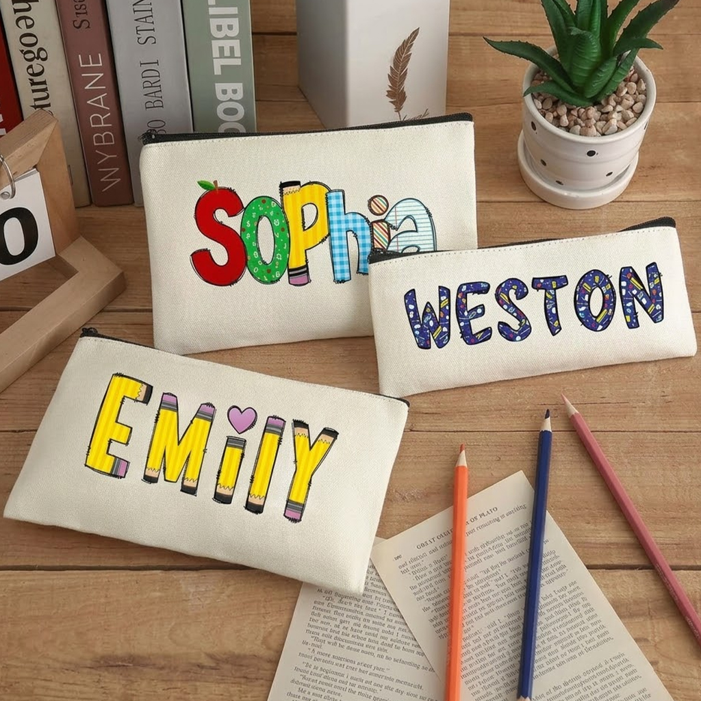 Personalized Pencil Pouch Back to School
