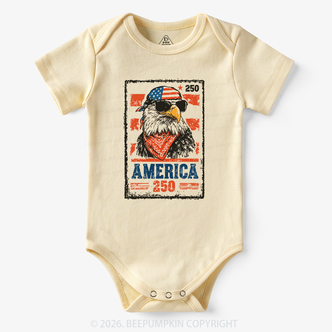 250th American Eagle 4th of July Bodysuit