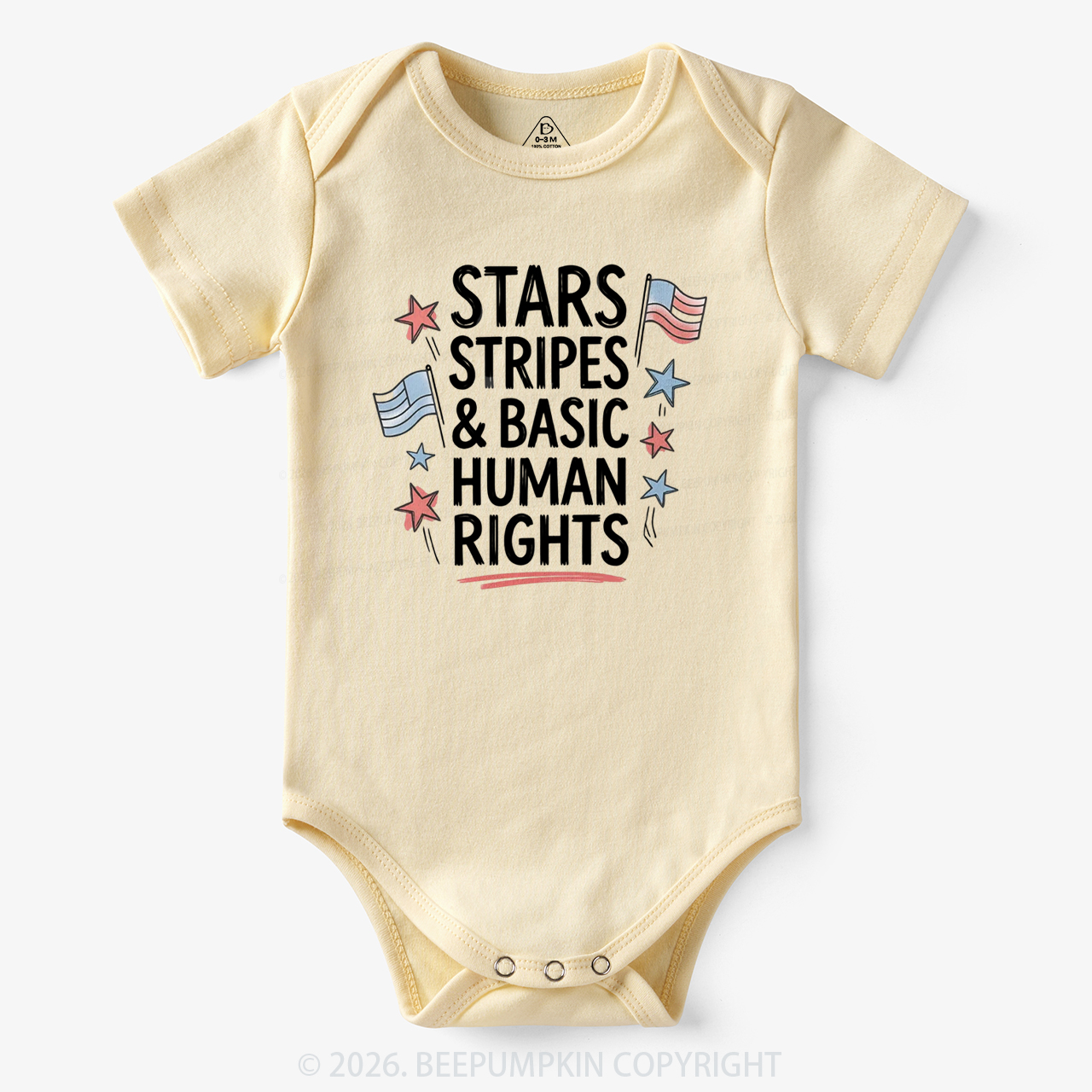 Stars Stripes Patriotic 4th Of July Bodysuit