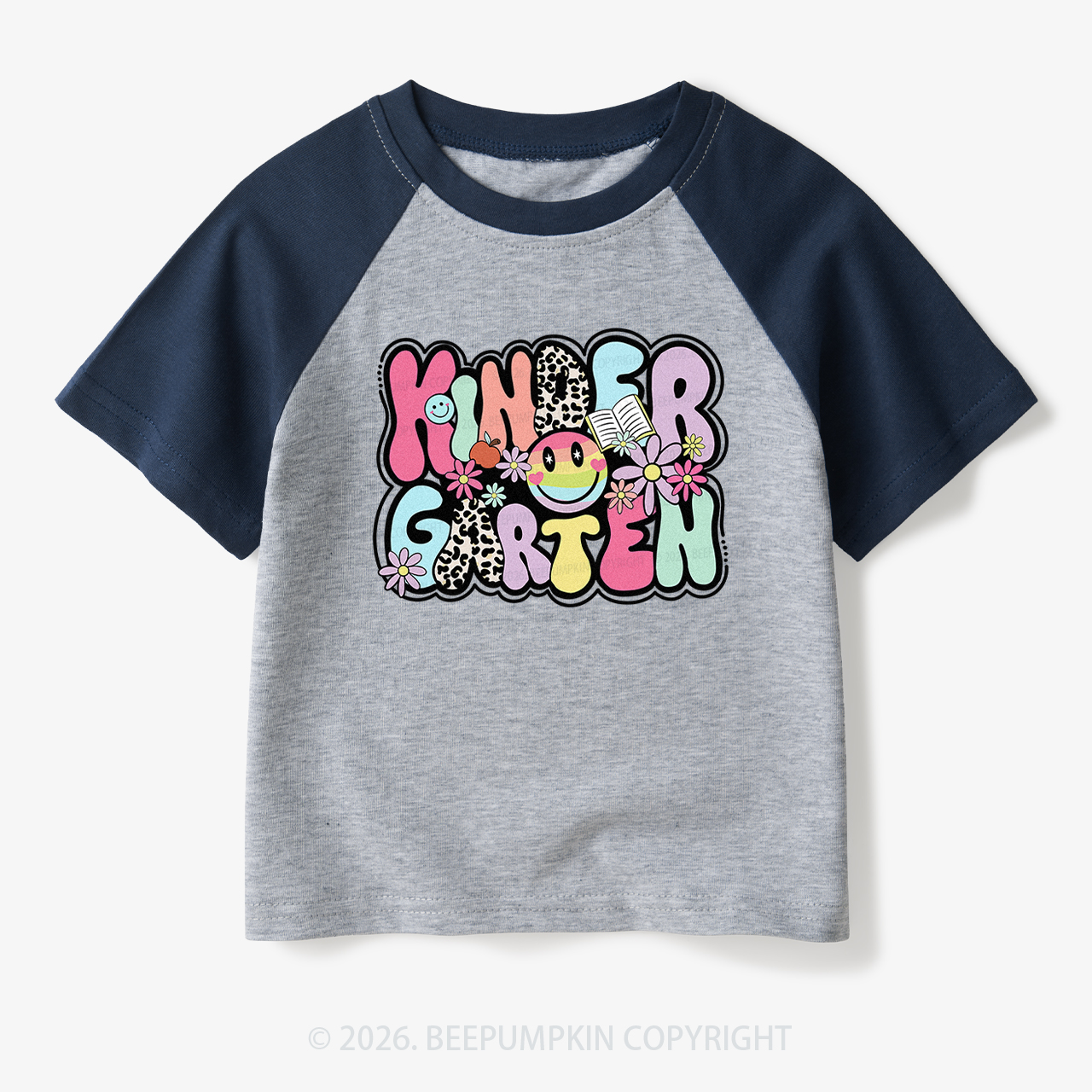 Personalized First/Second/Third Grade Back To School Toddler&Kids Retro Raglan T-shirt