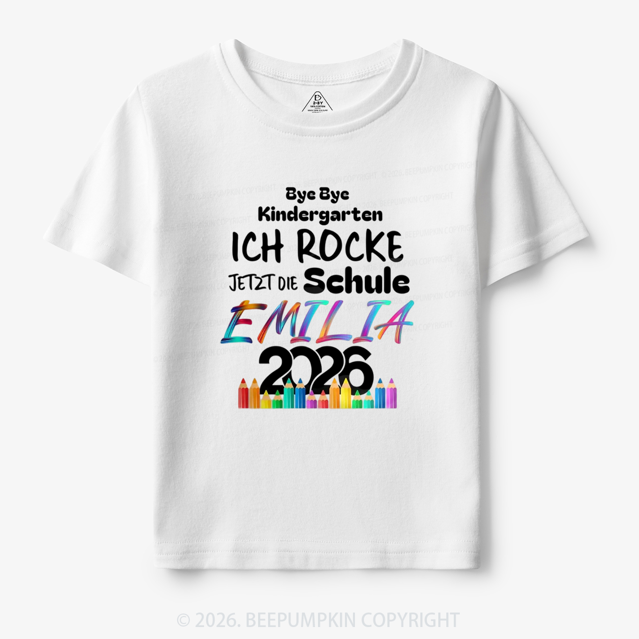 Personalized I Rock School Back To School Toddler&Kid's Tees