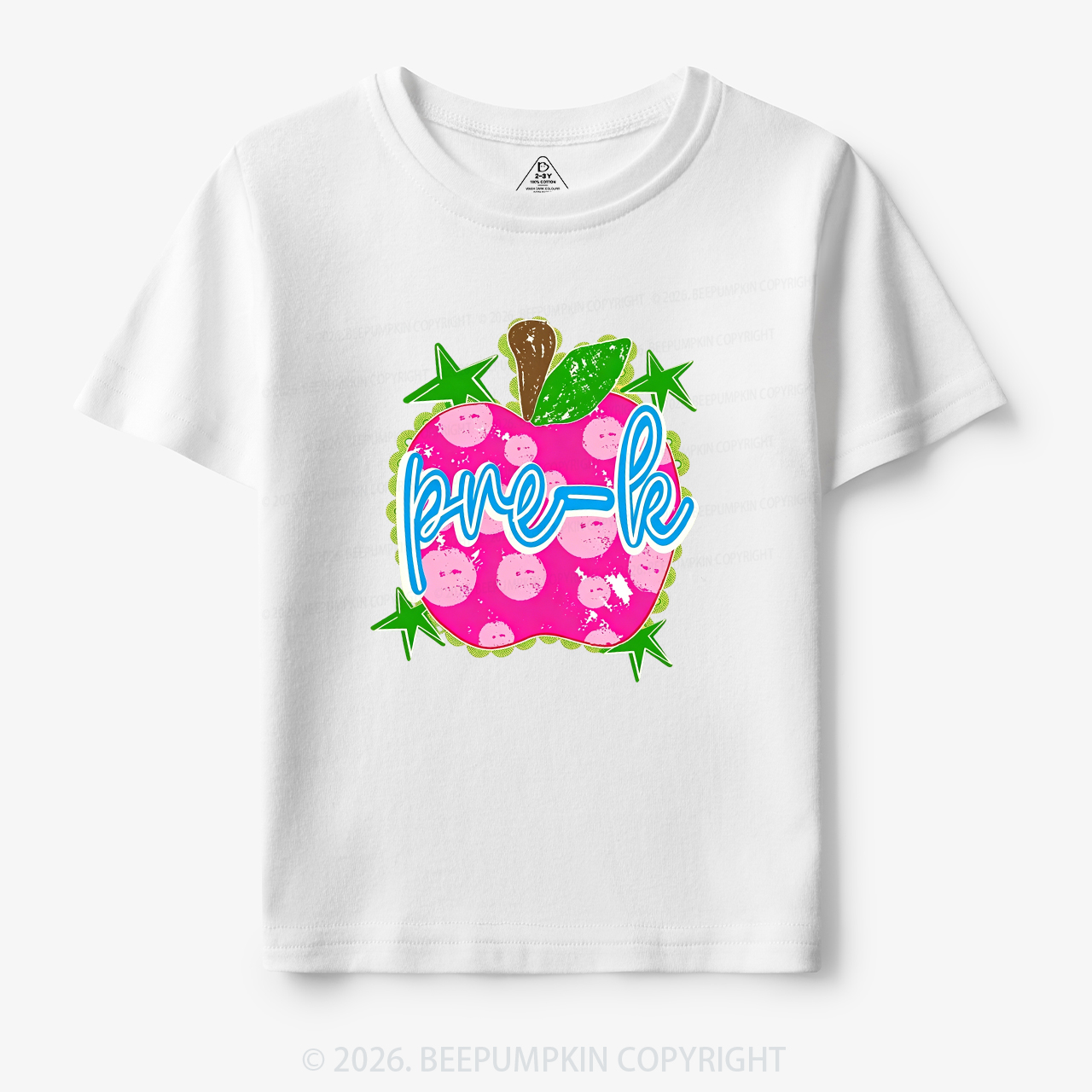 Personalized Polkadots Apple Back To School Toddler&Kid's Tees