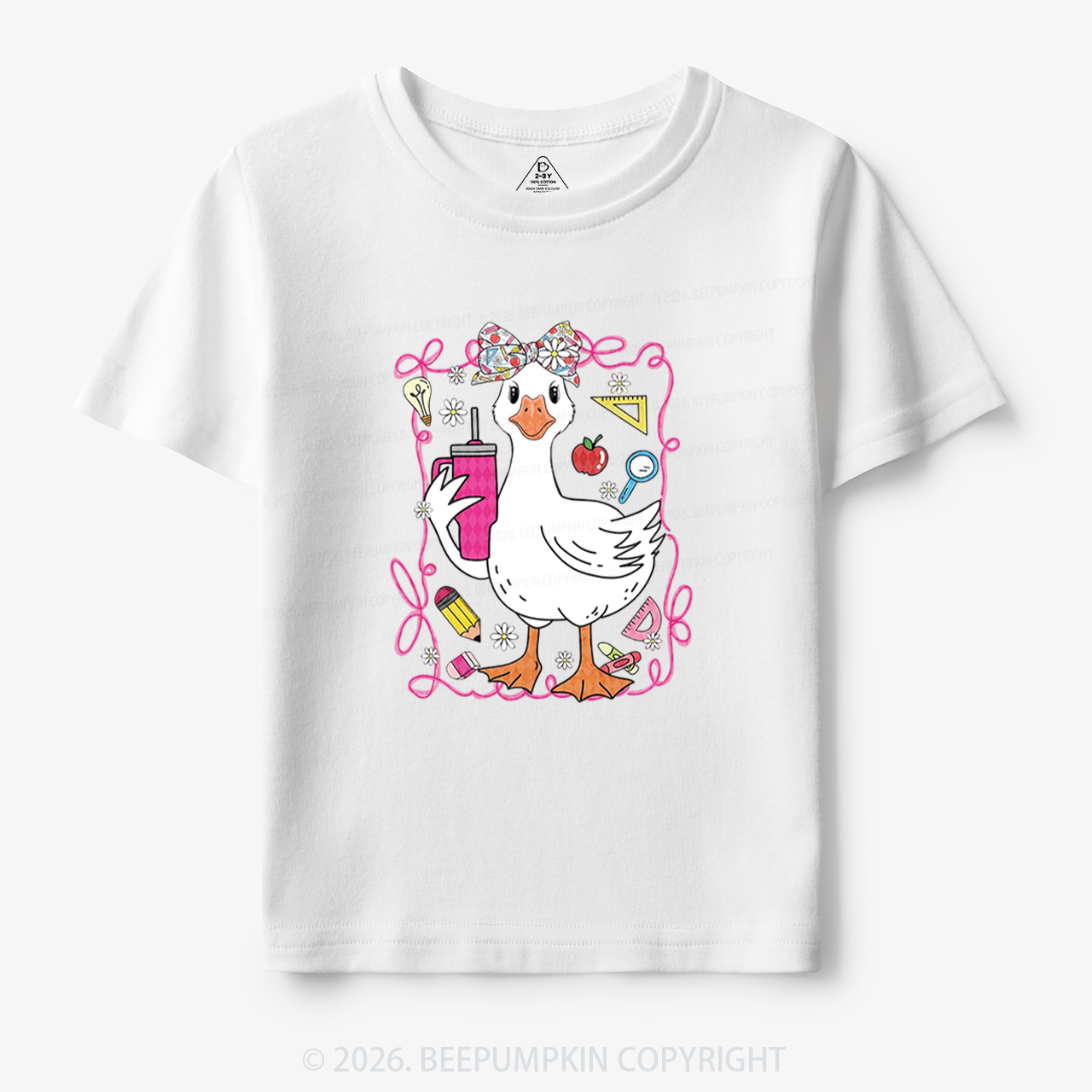 Coquette Silly Goose Back To School Toddler&Kid's Tees