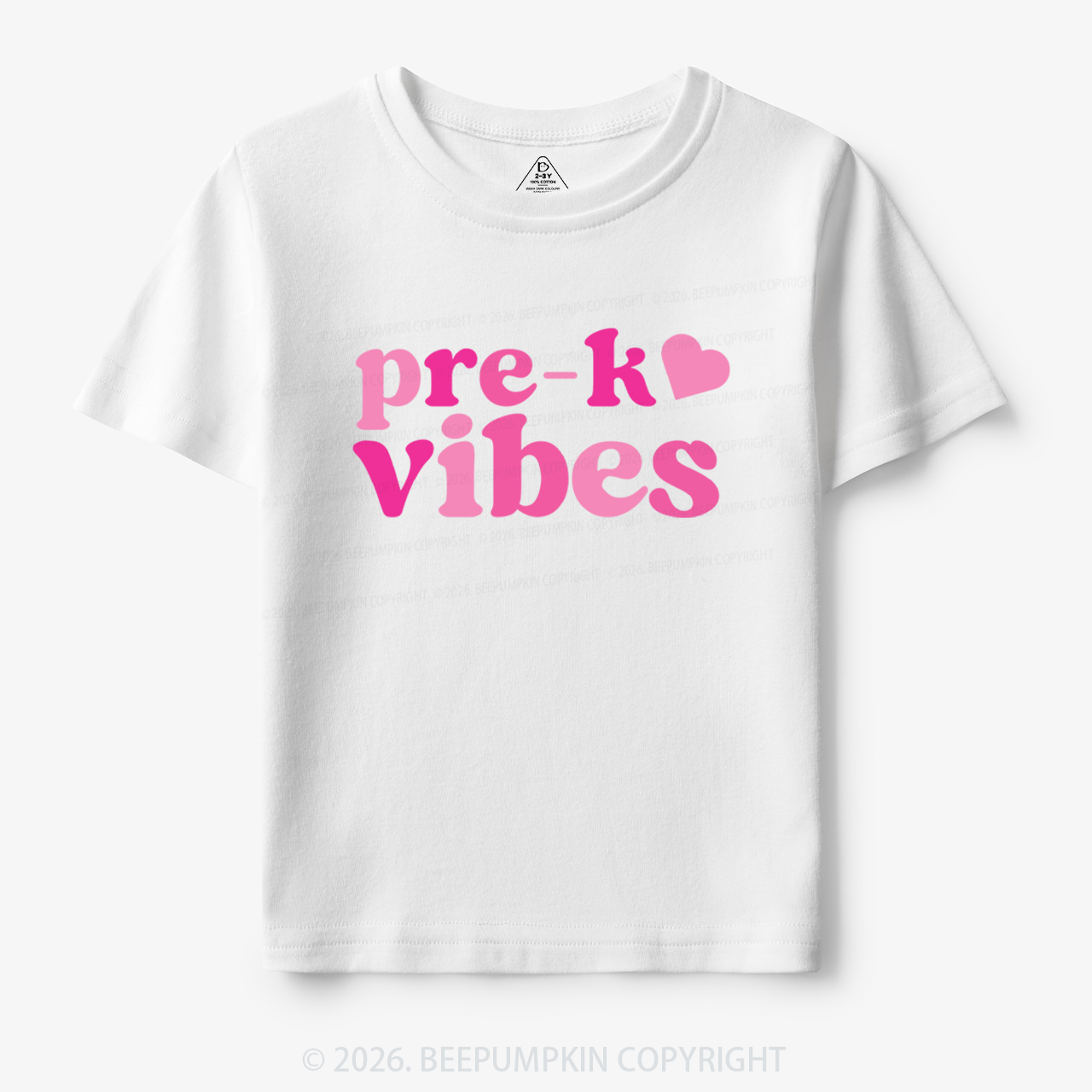 Pre-k Vibes Kindergarten Back to School Toddler&Kid's Tees