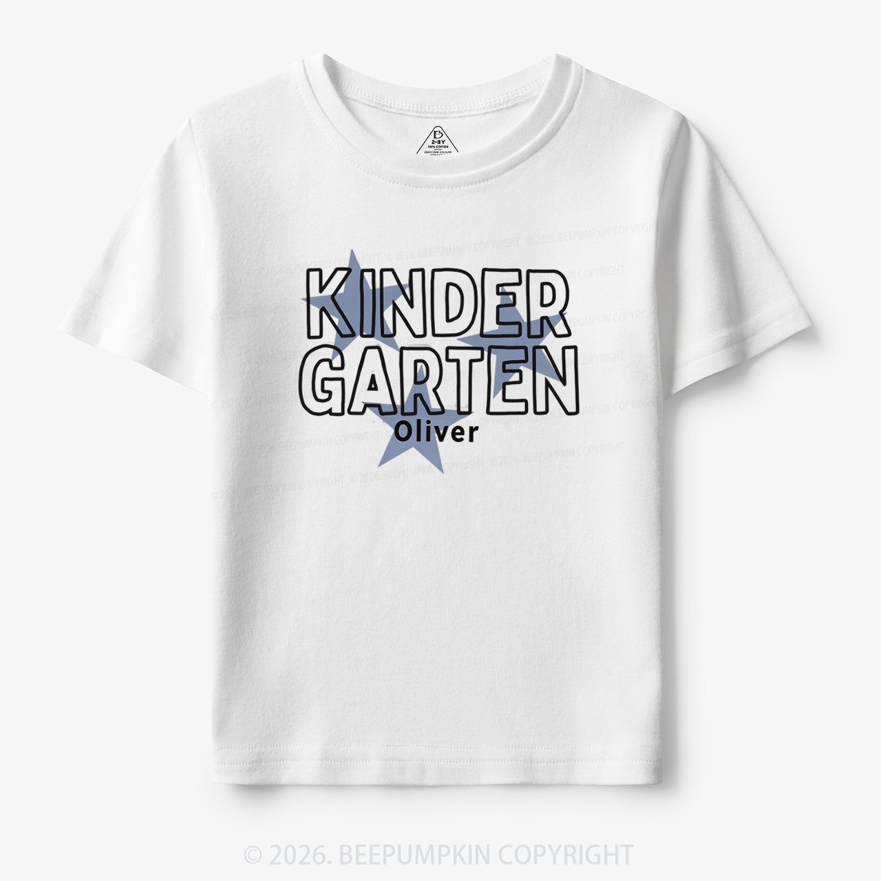 Personalized Kindergarten Star Back to School Toddler&Kid's Tees