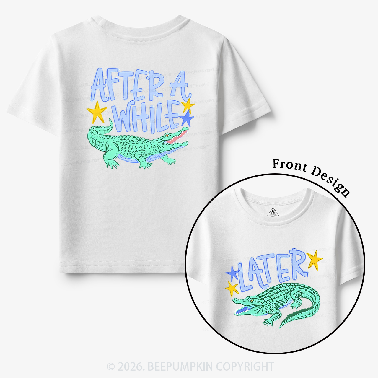 Later Gator After A While Crocodile Toddler&Kid's Tees