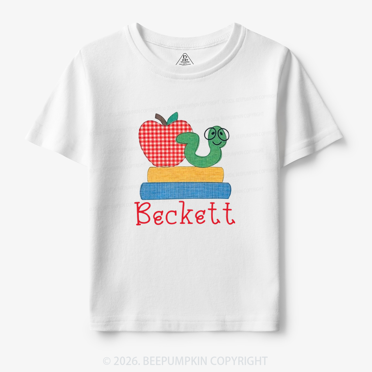 Personalized Name Caterpillar Back To School Toddler&Kid's Tees