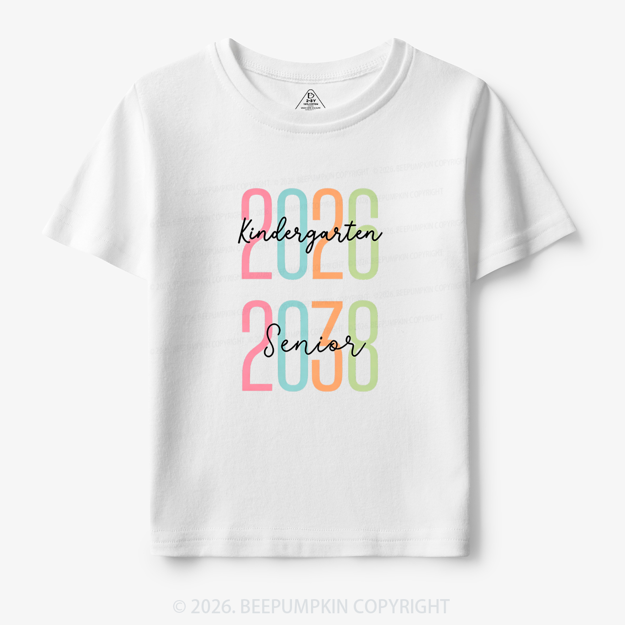 Class of 2026 Kindergarten 2038 Senior Toddler&Kid's Tees