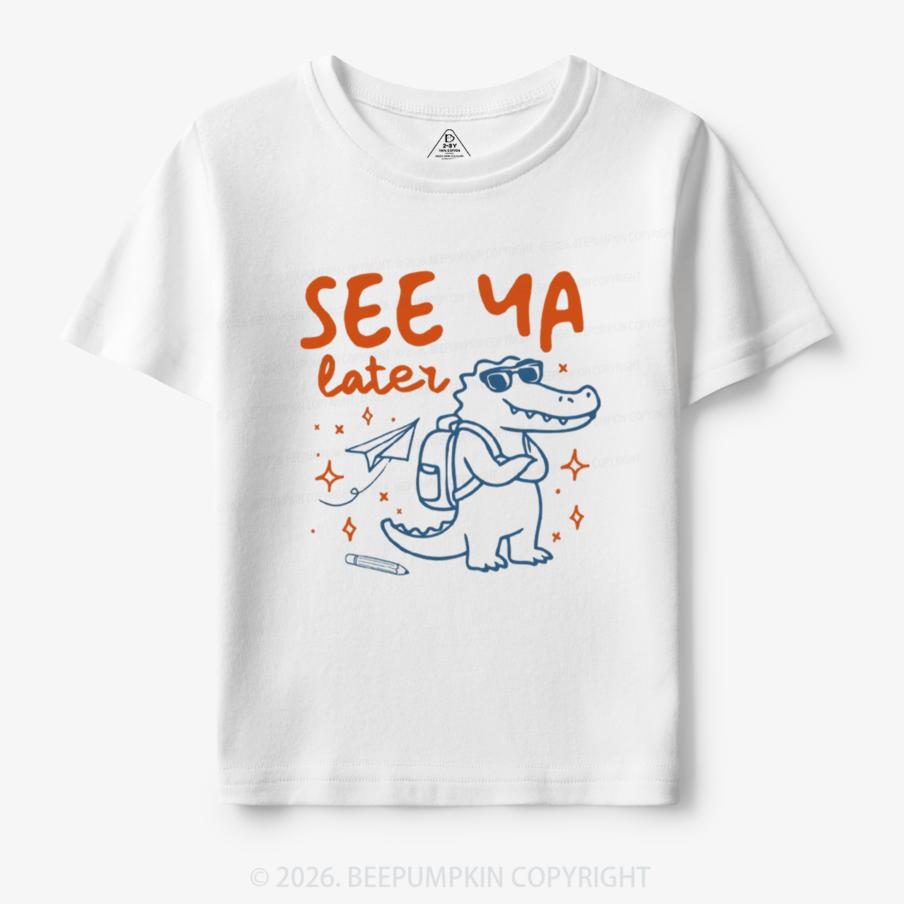 Personalized Cute Animal Funny School Toddler&Kid's Tees