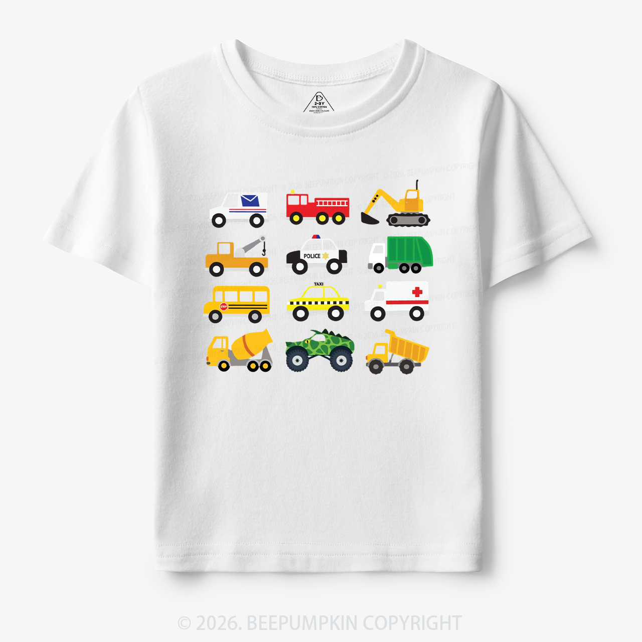 Lots of Trucks Toddler&Kid's Tees