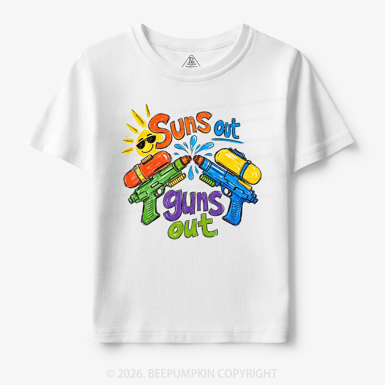 Funny Summer Suns Out Toddler&Kid's Tees