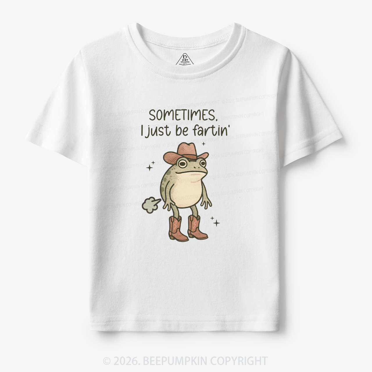 Sometimes I Just Be Fartin' Funny Western Toddler&Kid's Tees