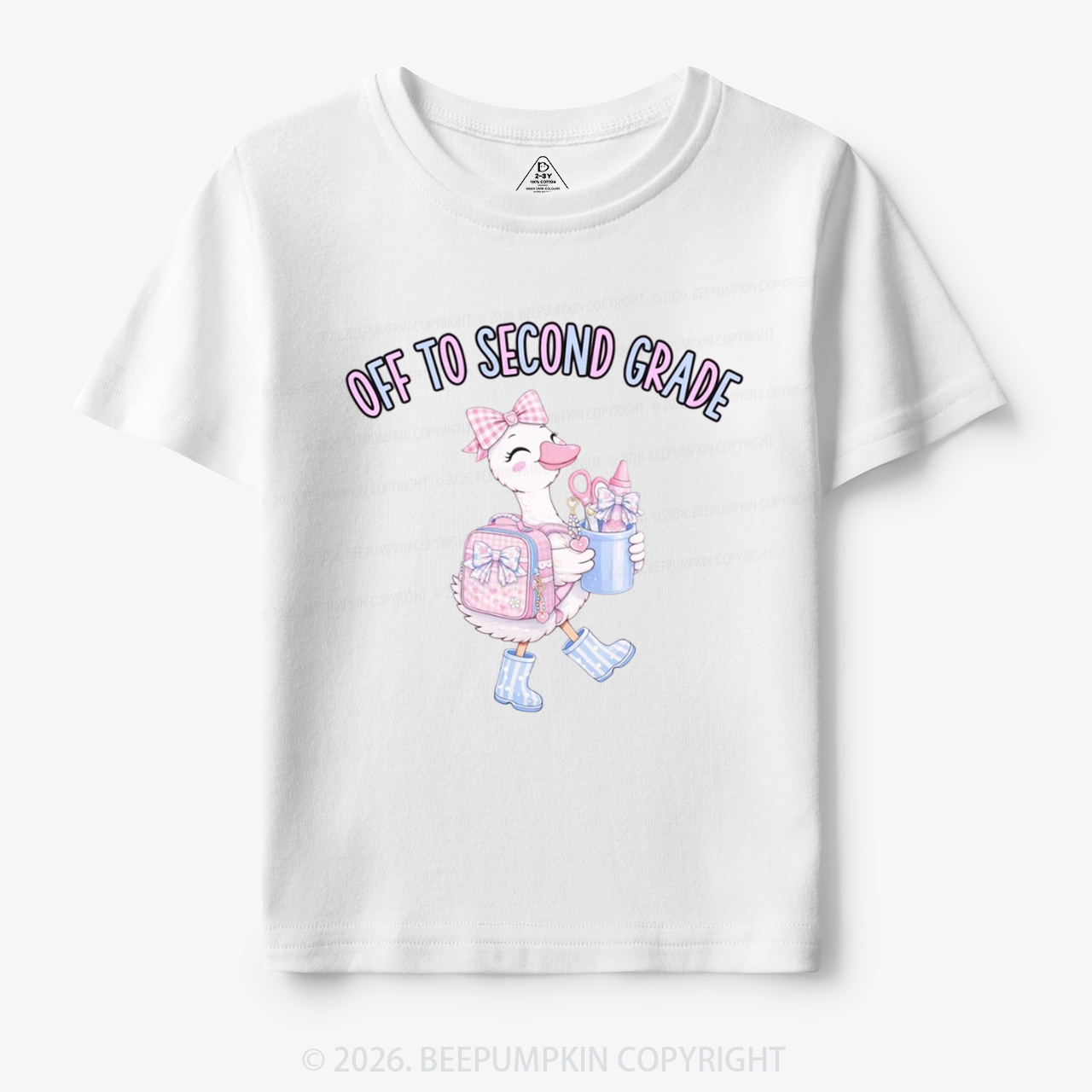 Personalized Off To Grade Back To School Toddler&Kid's Tees