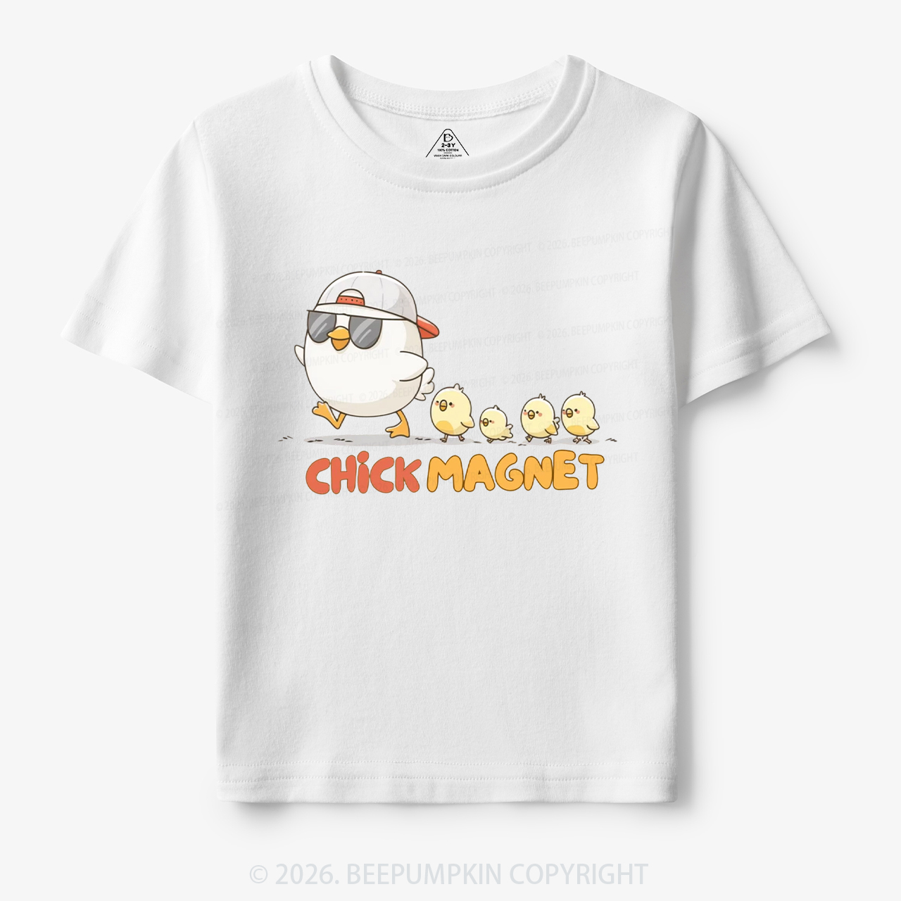 Chick Magnet Funny Farm Animal Toddler&Kid's Tees