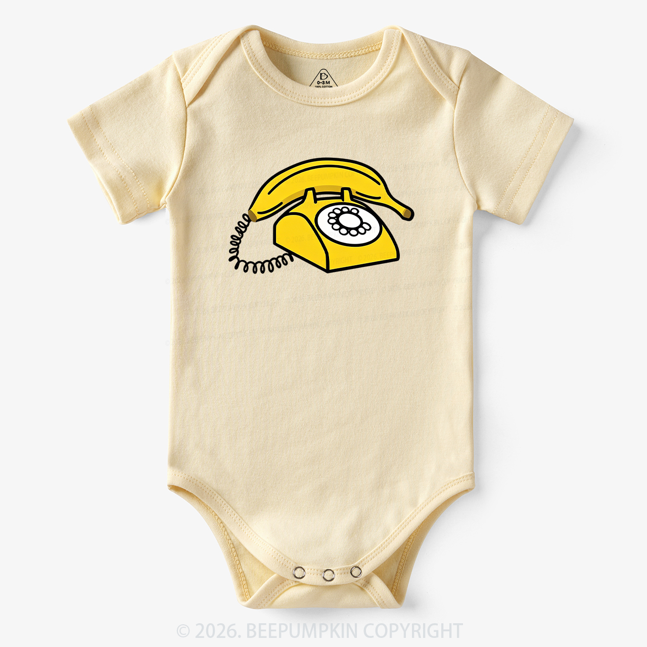 Banana Phone Cute Funny Bodysuit