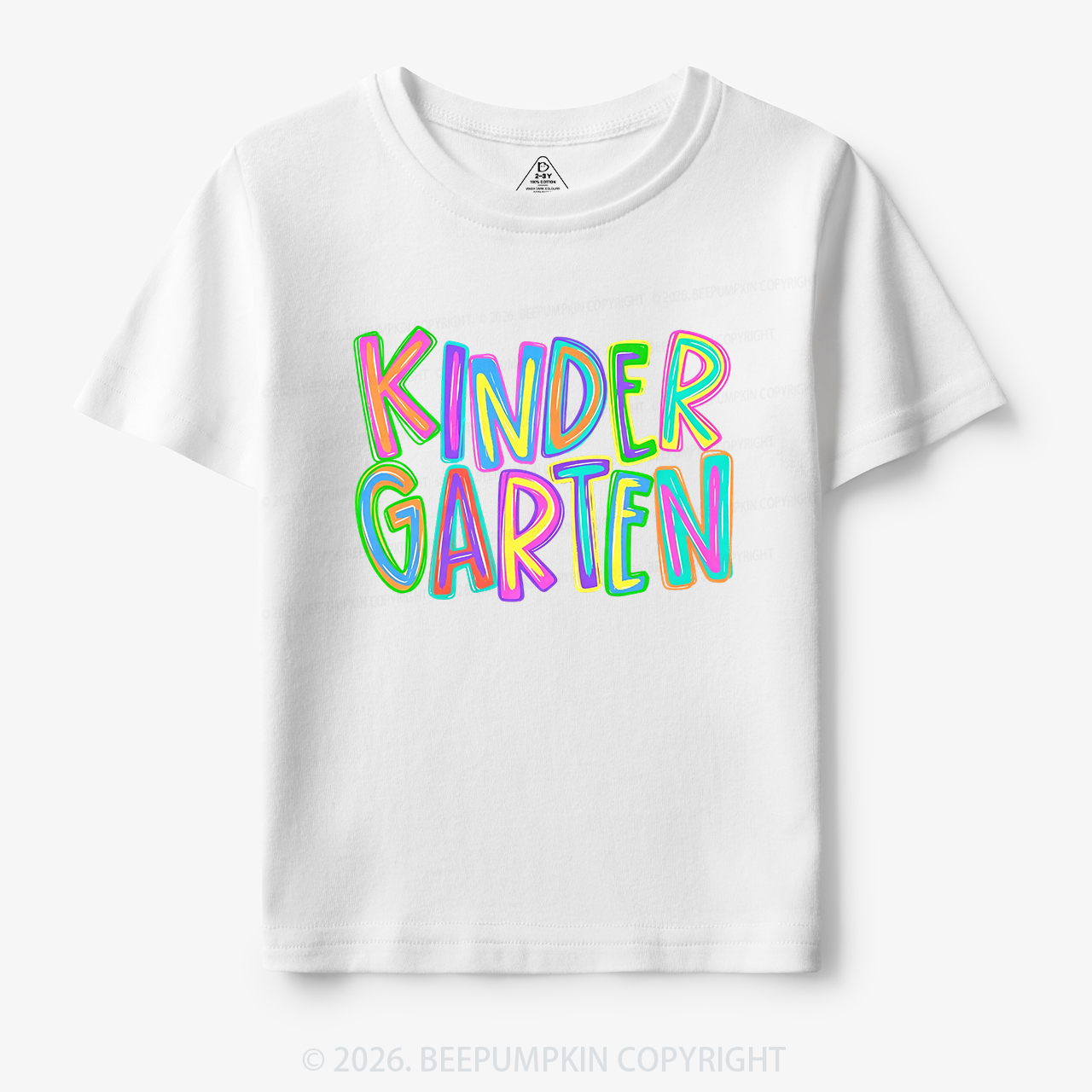 Neon Scribble Kindergarten Toddler&Kid's Tees