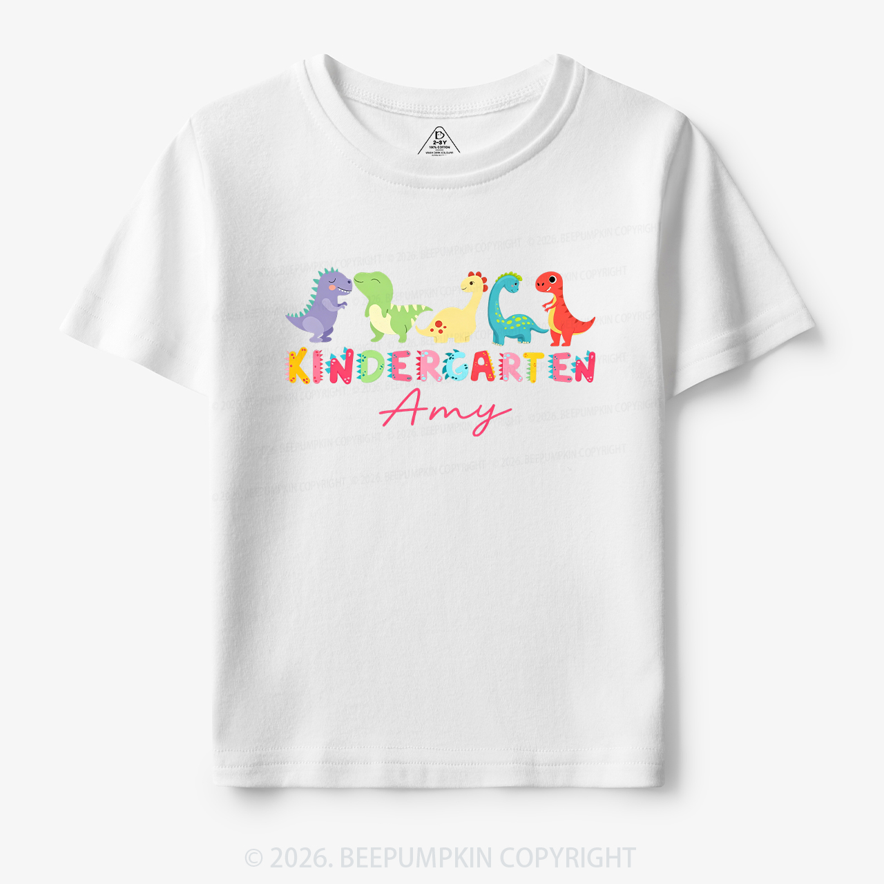 Personalized Name Dinosaur Kindergarten Toddler&Kid's Tees
