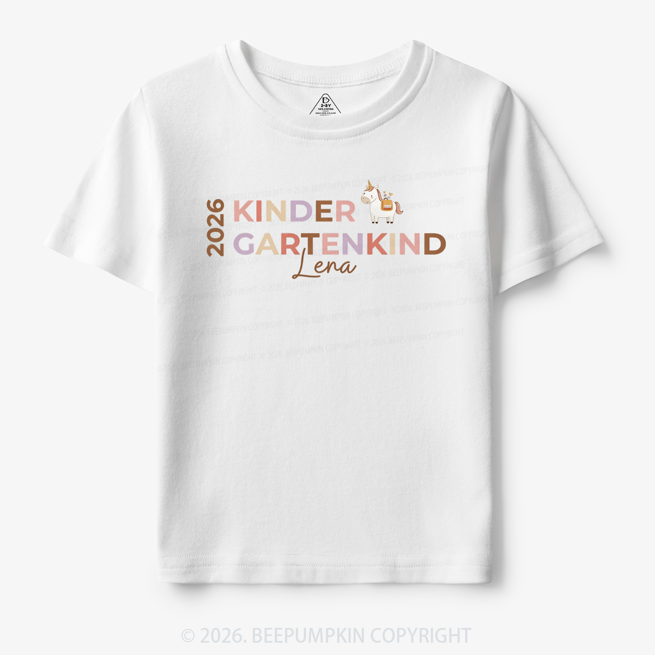 Personalized Name Icon Kindergarten Toddler&Kid's Tees