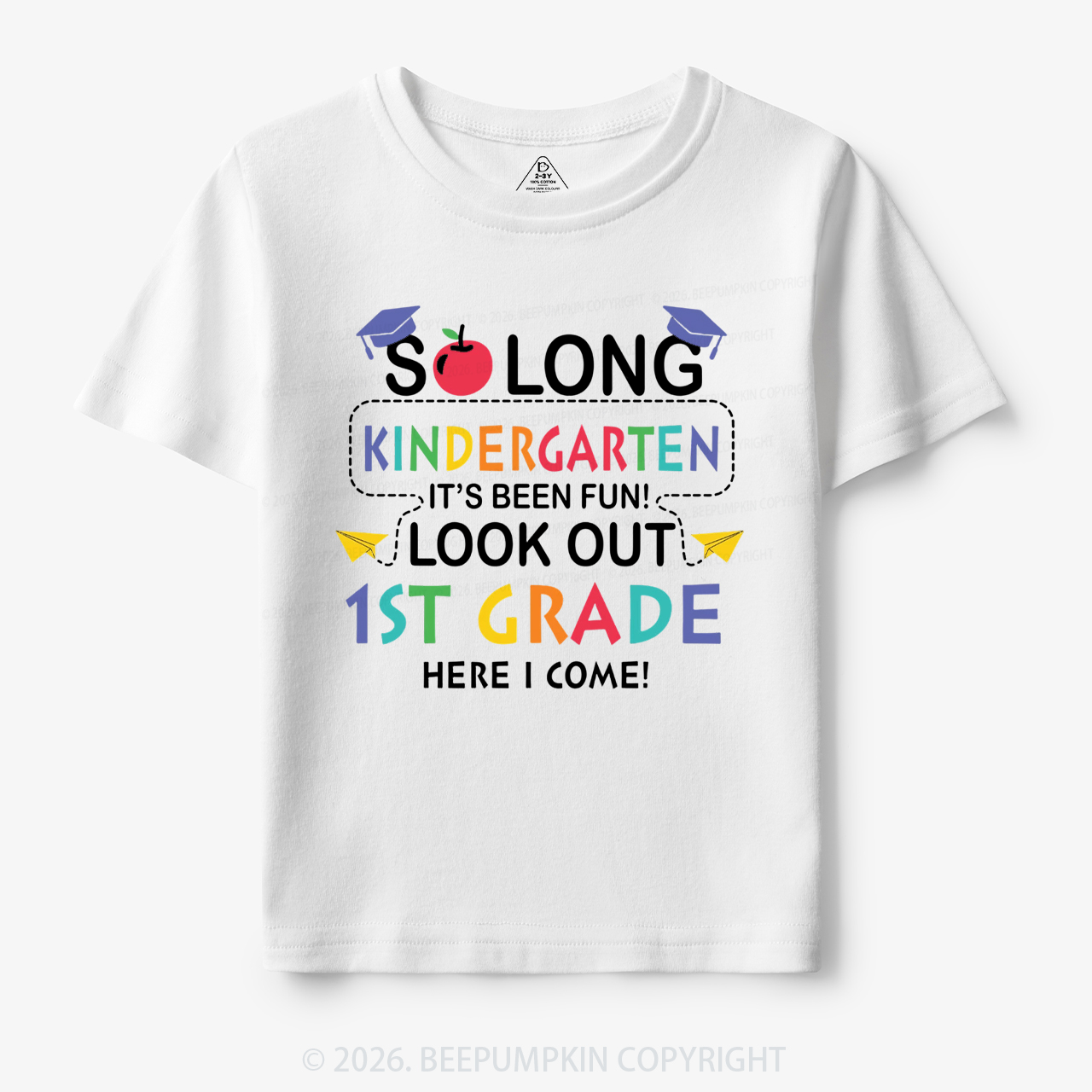 So Long Kindergarten 1st Grade Here I Come Toddler&Kid's Tees