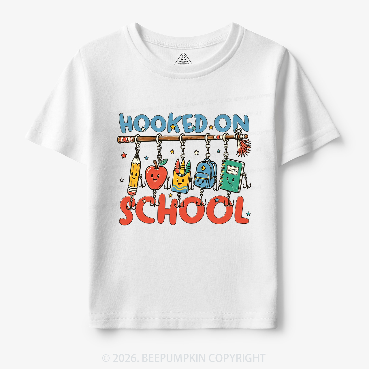 Back to School Hooked On School Toddler&Kid's Tees