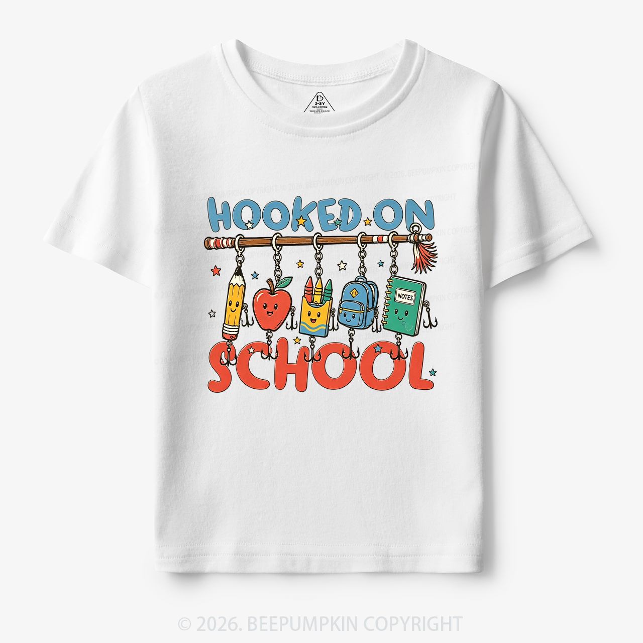 Back to School Hooked On School Toddler&Kid's Tees