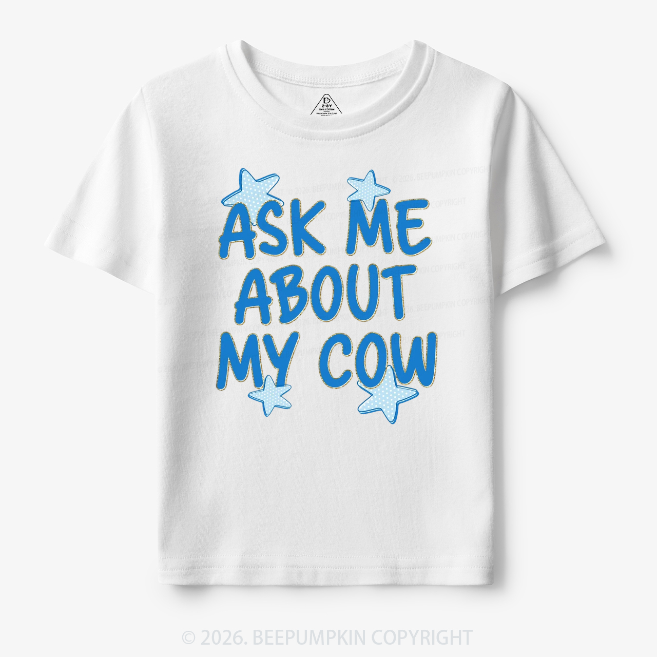Ask Me About My Cow Toddler&Kid's Tees